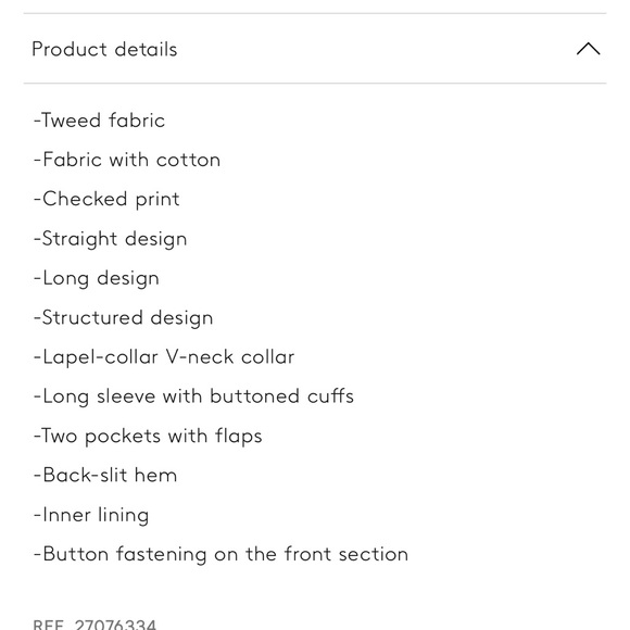 Tweed Check Blazer Medium - Picture 6 of 8